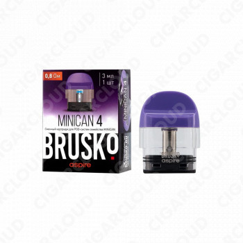 Brusko Minican 4, 0.8 Ом (3мл) Фиолетовый