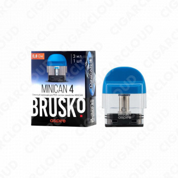 Brusko Minican 4, 0.8 Ом (3мл) Синий