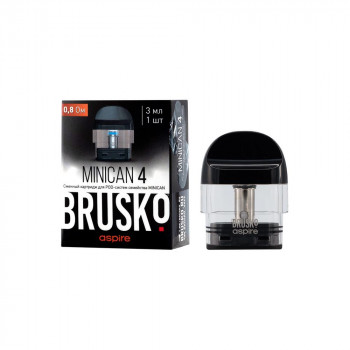 Brusko Minican 4, 0.8 Ом (3мл) Черный