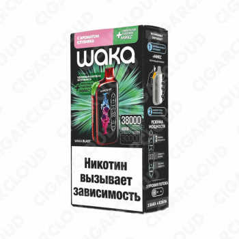 WAKA Blast 38000 Hard - Клубника + ваниль микс
