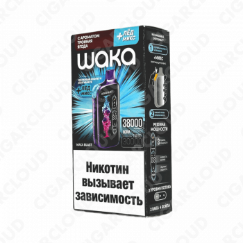 WAKA Blast 38000 Hard - Тройная ягода + лед микс