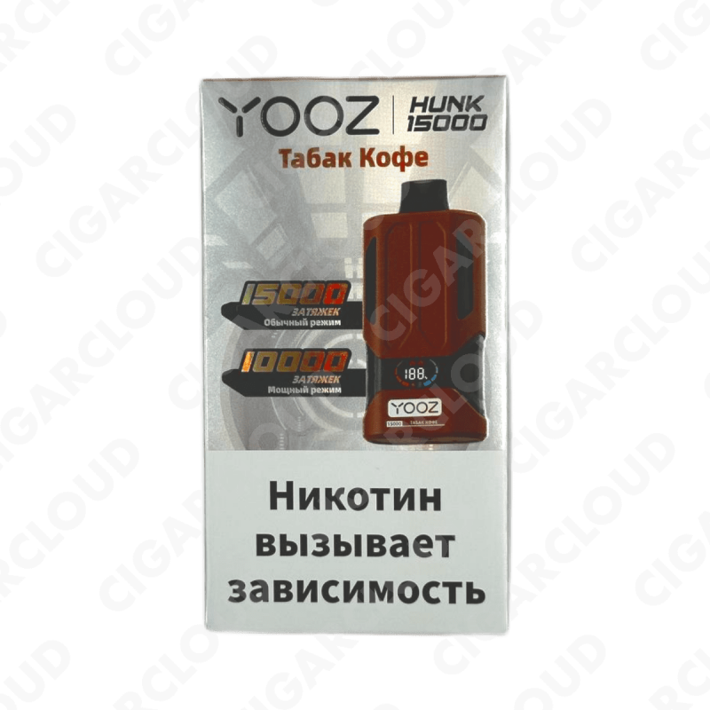 YOOZ HUNK 15000 strong Табак кофе 2%