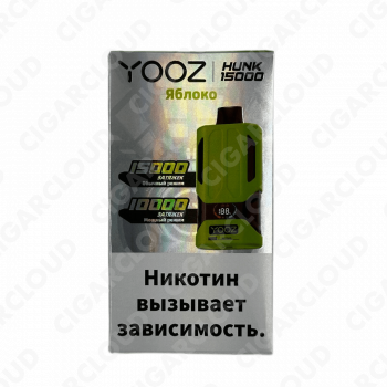 YOOZ HUNK 15000 strong Яблоко 2%