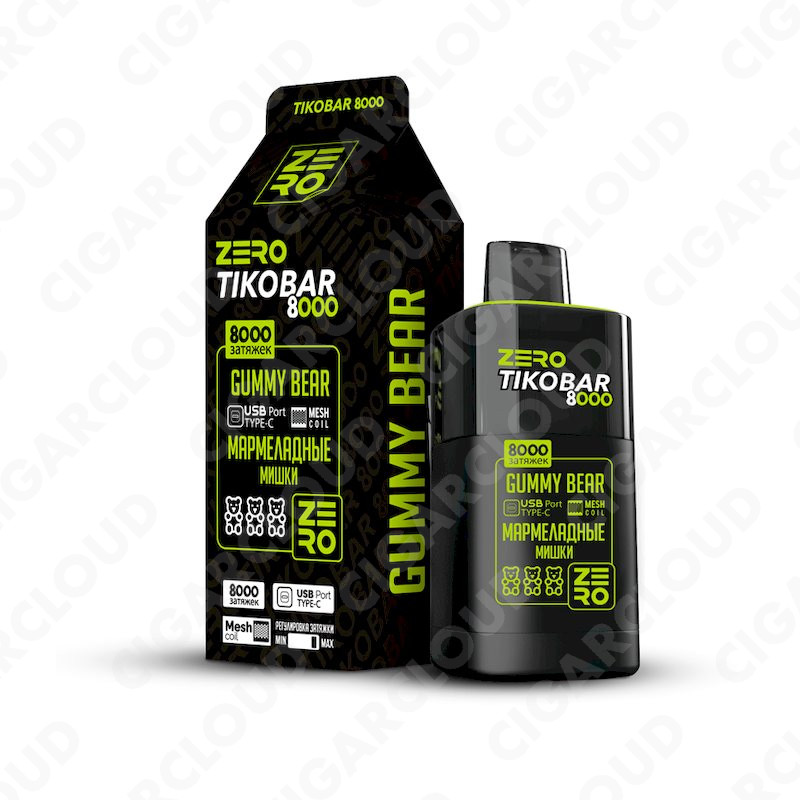 TIKOBAR ZERO Мармеладные Мишки 8000
