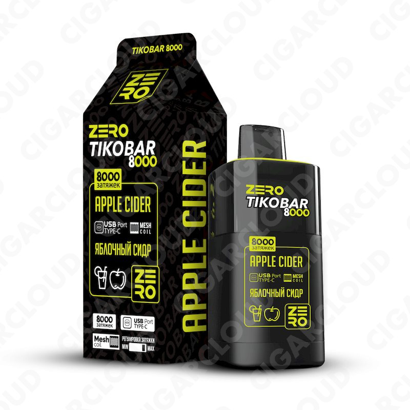 TIKOBAR ZERO Яблочный Сидр 8000