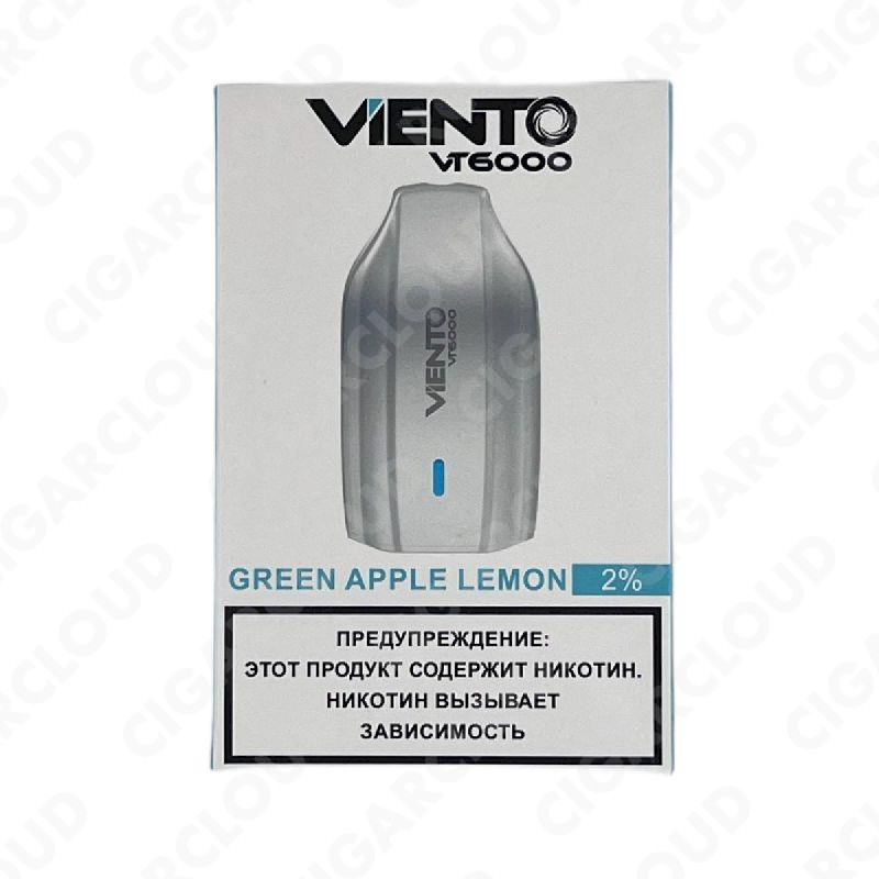 Viento VT 6000 - Зеленое яблоко лимон (Green Apple Lemon)