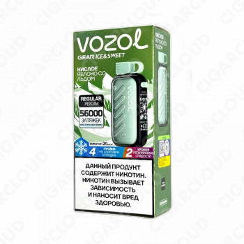 VOZOL Gear Ice&Sweet 56000 - Кислый яблочный лёд