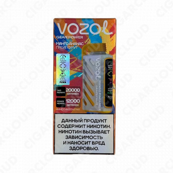 VOZOL Gear Power 20000 - Манго ананас грейпфрут