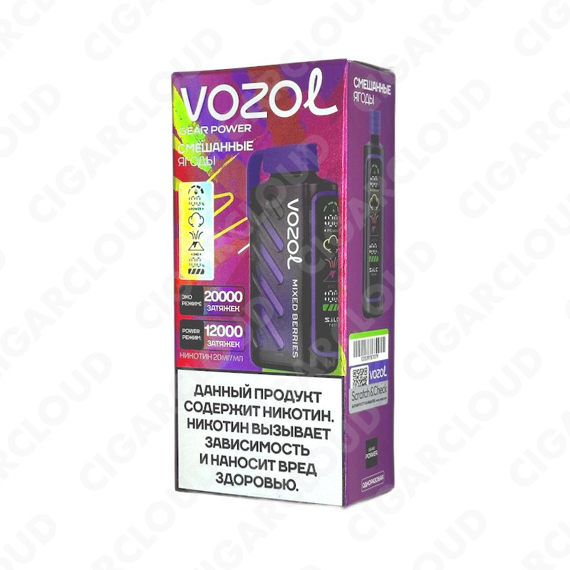 VOZOL Gear Power 20000 - Смешанные ягоды