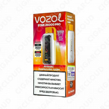 VOZOL STAR 26000 PRO - Ананас маракуйя лайм