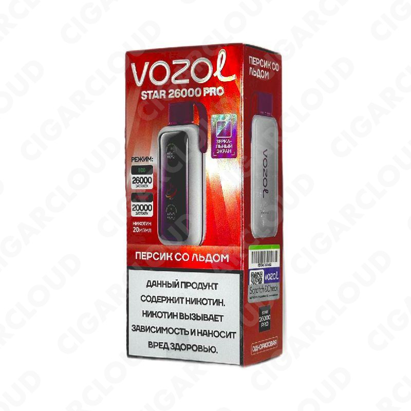 VOZOL STAR 26000 PRO Персик со льдом
