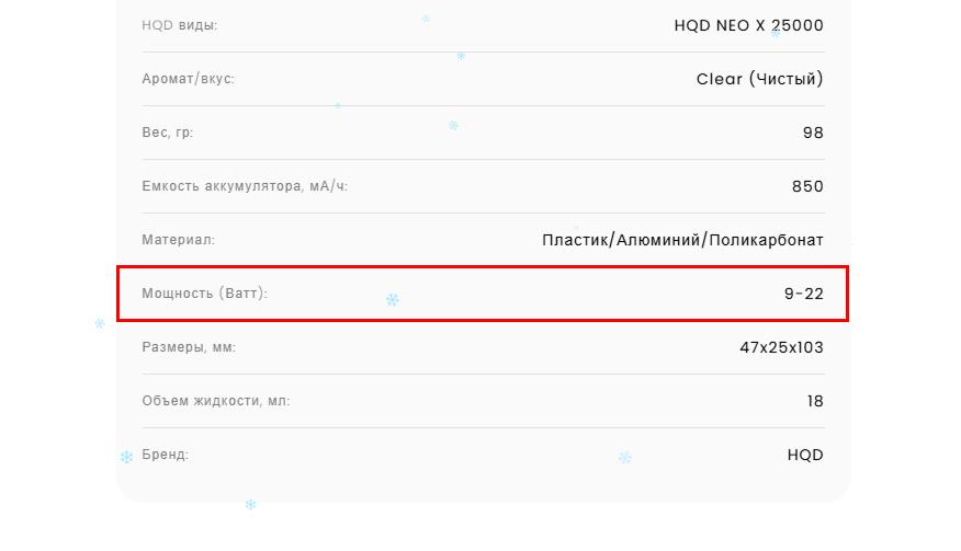 За что отвечает мощность